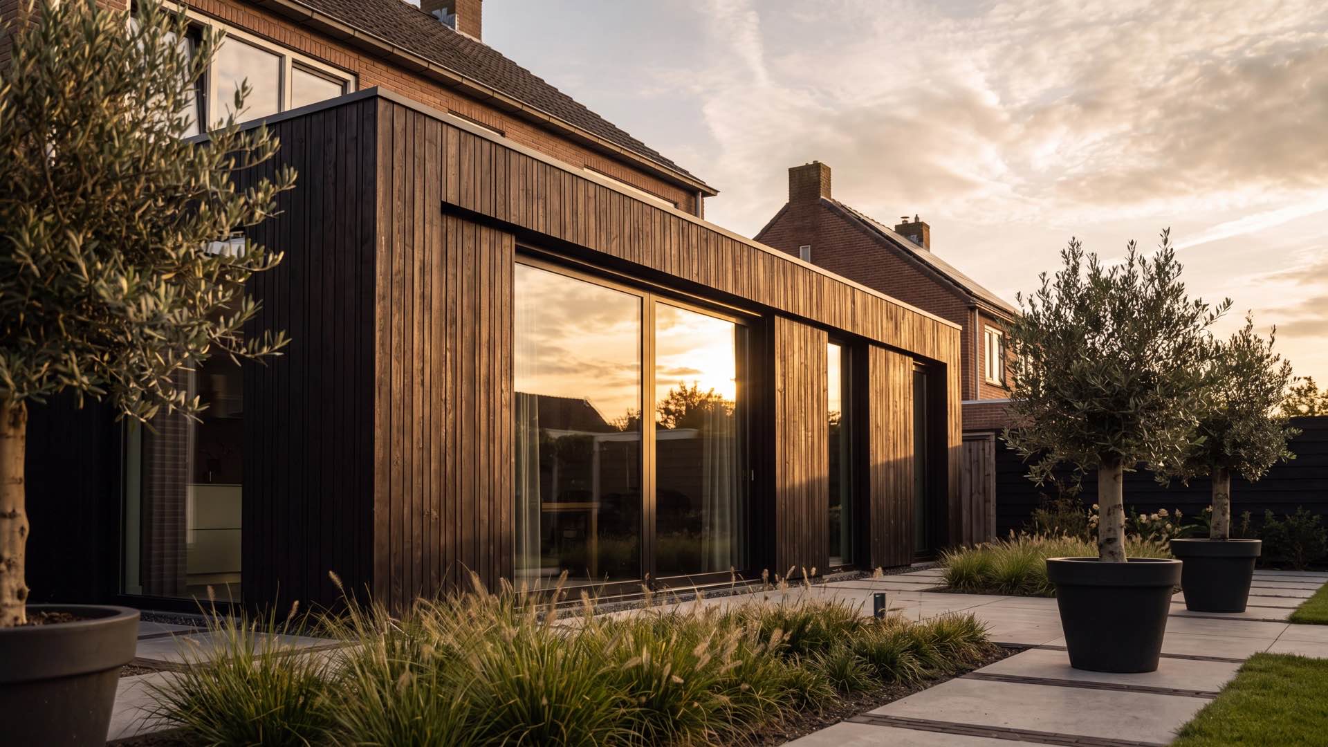 Afgewerkte aanbouw van Projectbouw Aannemers B.V., symbool voor het portfolio aan bouwprojecten in Zevenaar